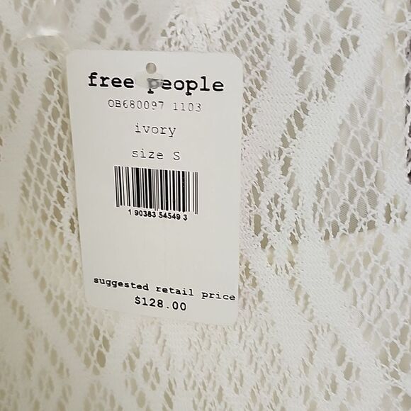 Free People White Rock Candy Lace Dress Small NWT - Picture 4 of 7